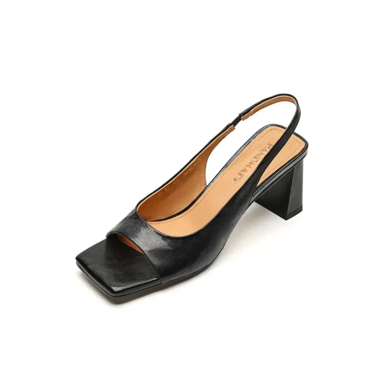 Square toe thick heel ultra-high heel sandals with minimalist design, comfortable open toe sandals
Square toe thick heel ultra-high heel sandals with minimalist design, comfortable open toe sandals