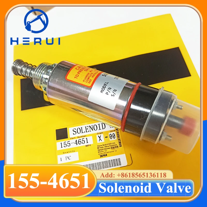 12V Fuel Shutoff Solenoid Valve 1554651 155-4651 for Engine 3126 3114 3116 Loader 446B M325B 446D
12V Fuel Shutoff Solenoid Valve 1554651 155-4651 for Engine 3126 3114 3116 Loader 446B M325B 446D