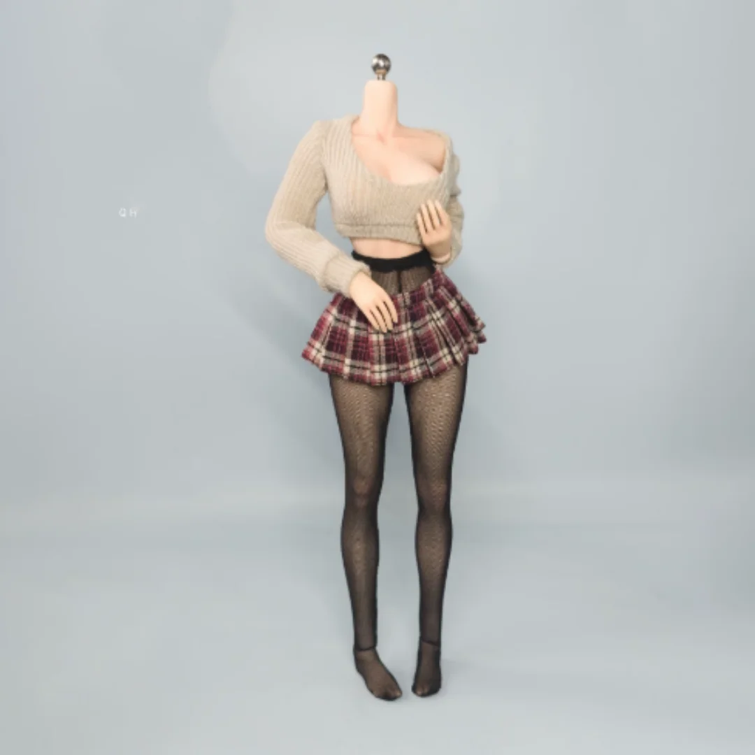 1/6 Scale Female pink shirt White Pleated Dress Clothes l for 12'' figure Model toys
1/6 Scale Female pink shirt White Pleated Dress Clothes l for 12'' figure Model toys