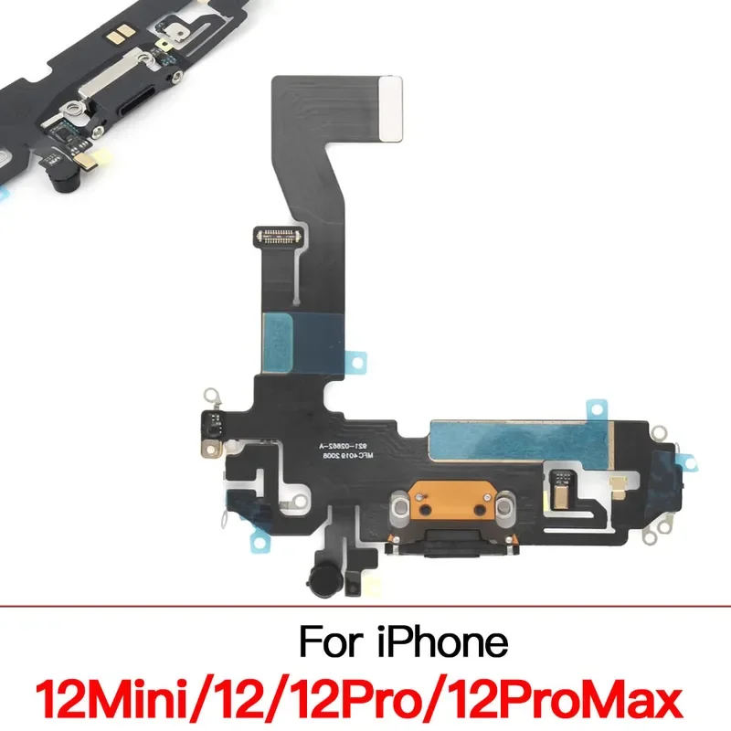 Charging Port Replacement for iPhone 12 Mini Pro Max USB Dock Connector Flex Cable With Microphone Replacement
Charging Port Replacement for iPhone 12 Mini Pro Max USB Dock Connector Flex Cable With Microphone Replacement