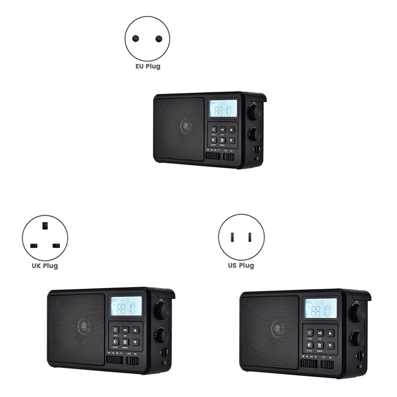 Portable Internet Radio Best Reception FM Wireless Bluetooth Radios Speaker LCD Screen Support Alarm Clock Sleep Timer UK Plug
Portable Internet Radio Best Reception FM Wireless Bluetooth Radios Speaker LCD Screen Support Alarm Clock Sleep Timer UK Plug