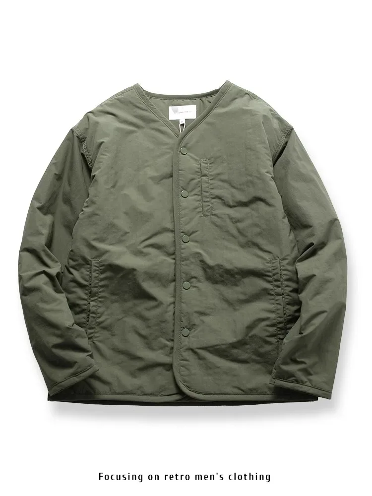 Японская мужская рабочая одежда Jaet, зимний теплый ветрозащитный хлопковый жилет, свободный крой, классический воротник из полиэстера, внутренняя часть
Японская мужская рабочая одежда Jaet, зимний теплый ветрозащитный хлопковый жилет, свободный крой, классический воротник из полиэстера, внутренняя часть