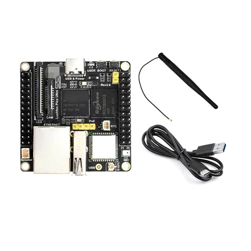 Для платы разработки Luckfox Pico Ultra RV1106, материнская плата Micro Linux, 8 ГБ EMMC с WIFI-без POE
Для платы разработки Luckfox Pico Ultra RV1106, материнская плата Micro Linux, 8 ГБ EMMC с WIFI-без POE