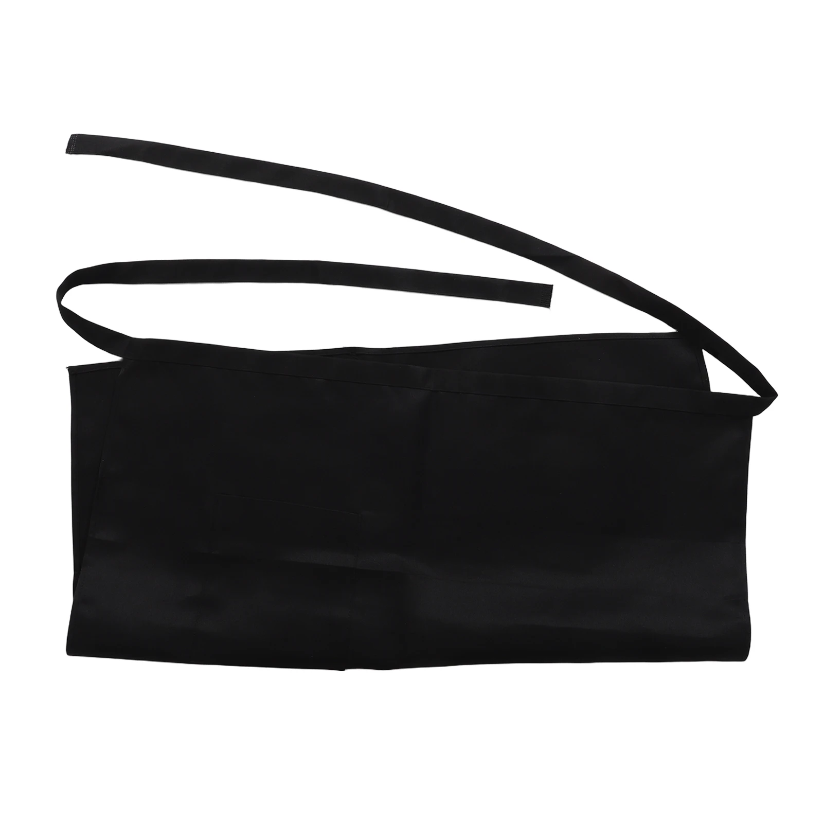 Unisex Black Half Bistro Apron Single Pocket Polyester Chef Waist Apron for Restaurants Kitchens Servers 
Unisex Black Half Bistro Apron Single Pocket Polyester Chef Waist Apron for Restaurants Kitchens Servers