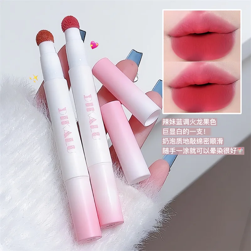 1set Lip Powder Cushion Lip Cream Matte Lip Gloss Mud Non Fade Non Stick Cup Brick Red Cross border Hot Selling
1set Lip Powder Cushion Lip Cream Matte Lip Gloss Mud Non Fade Non Stick Cup Brick Red Cross border Hot Selling