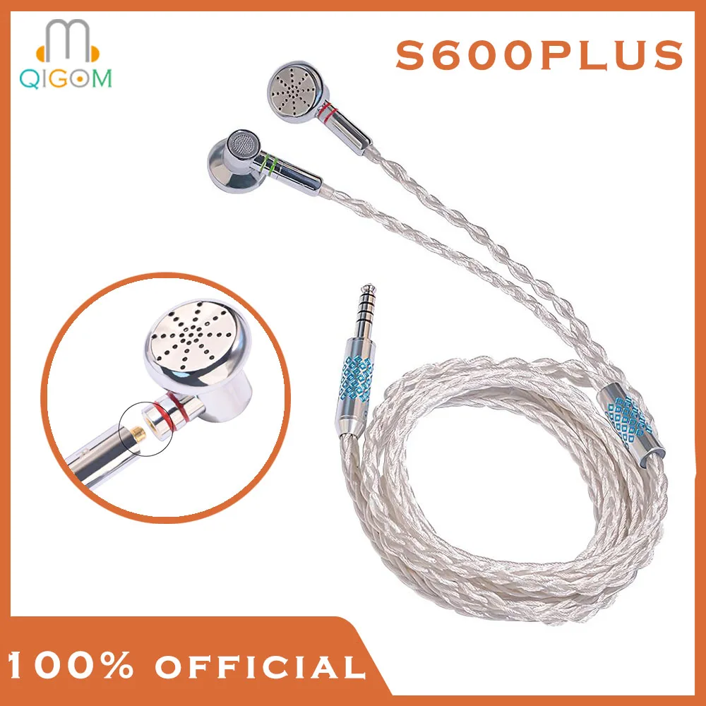 QIGOM S600PLUS HIFI Earphone Super Loud Field Low Frequency 600Ω High Resistance Suitable for Pop, Rock, Electronic Music
QIGOM S600PLUS HIFI Earphone Super Loud Field Low Frequency 600Ω High Resistance Suitable for Pop, Rock, Electronic Music