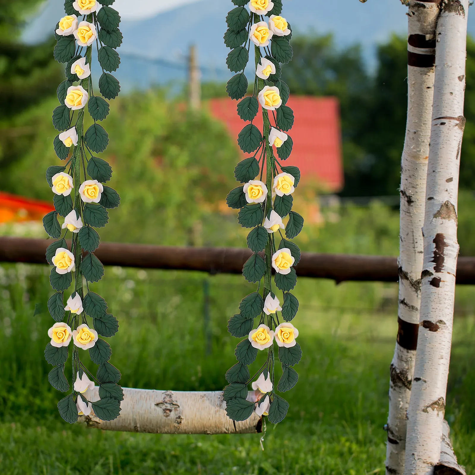 2 шт. Искусственные розы на нити, миниатюрный декор для дома, имитация цветочной гирлянды для кукольного домика, аксессуары для сказочного сада, для интерьера
2 шт. Искусственные розы на нити, миниатюрный декор для дома, имитация цветочной гирлянды для кукольного домика, аксессуары для сказочного сада, для интерьера