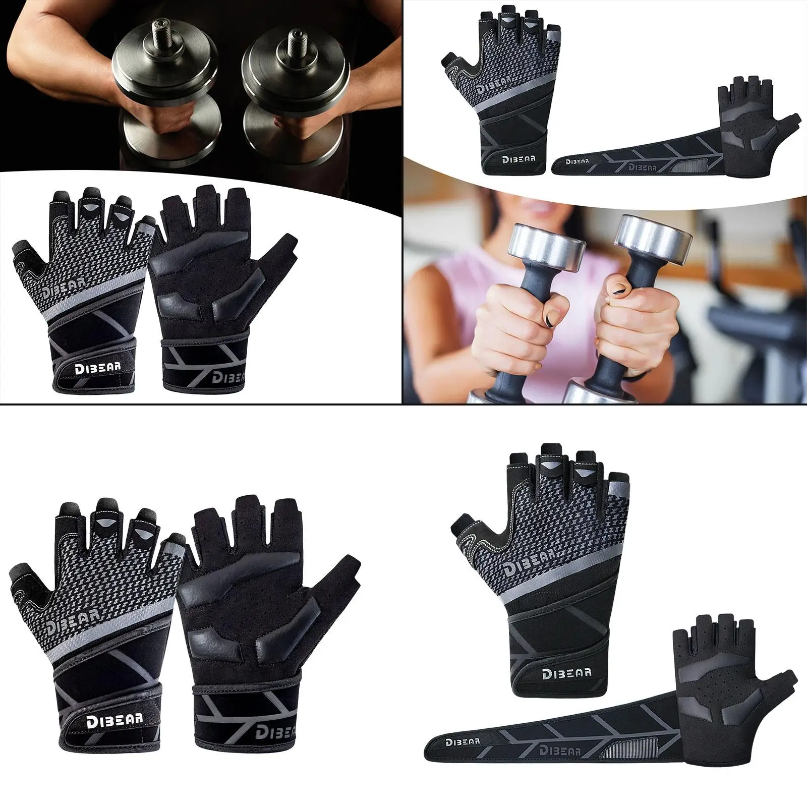 Workout Gloves Hand Protectors Yoga Comfortable with Adjust Wrist Band Men Women for Weightlifting Outdoor Indoor
Workout Gloves Hand Protectors Yoga Comfortable with Adjust Wrist Band Men Women for Weightlifting Outdoor Indoor