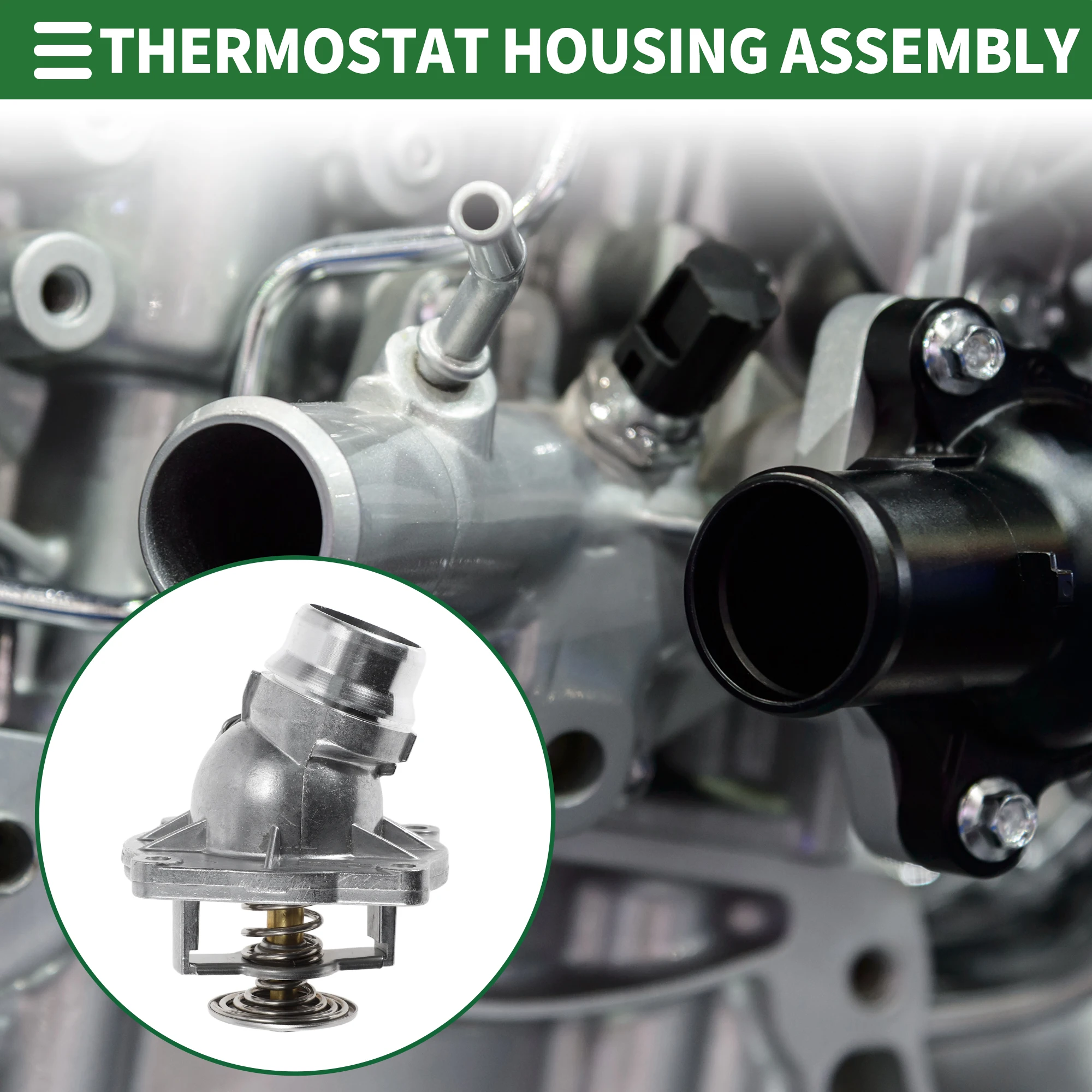 X Autohaux Engine Coolant Thermostat Housing Assembly for BMW X5 2000-2003 No.11531436386
X Autohaux Engine Coolant Thermostat Housing Assembly for BMW X5 2000-2003 No.11531436386