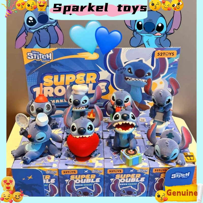 Новая аутентичная серия Stitch Super Trouble Maker, слепая коробка, модные аксессуары для игрушек, фигурка, подарок, украшение для стола, коллекция игрушек
Новая аутентичная серия Stitch Super Trouble Maker, слепая коробка, модные аксессуары для игрушек, фигурка, подарок, украшение для стола, коллекция игрушек