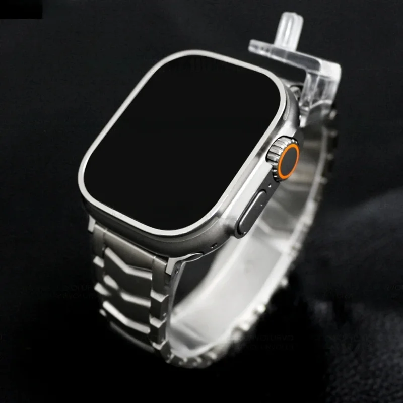 V-Titanium Strap for Apple Watch Ultra 2 Series 10 9 8 7 6 SE V Design Strap iWatch Chain Bracelet 49mm
V-Titanium Strap for Apple Watch Ultra 2 Series 10 9 8 7 6 SE V Design Strap iWatch Chain Bracelet 49mm