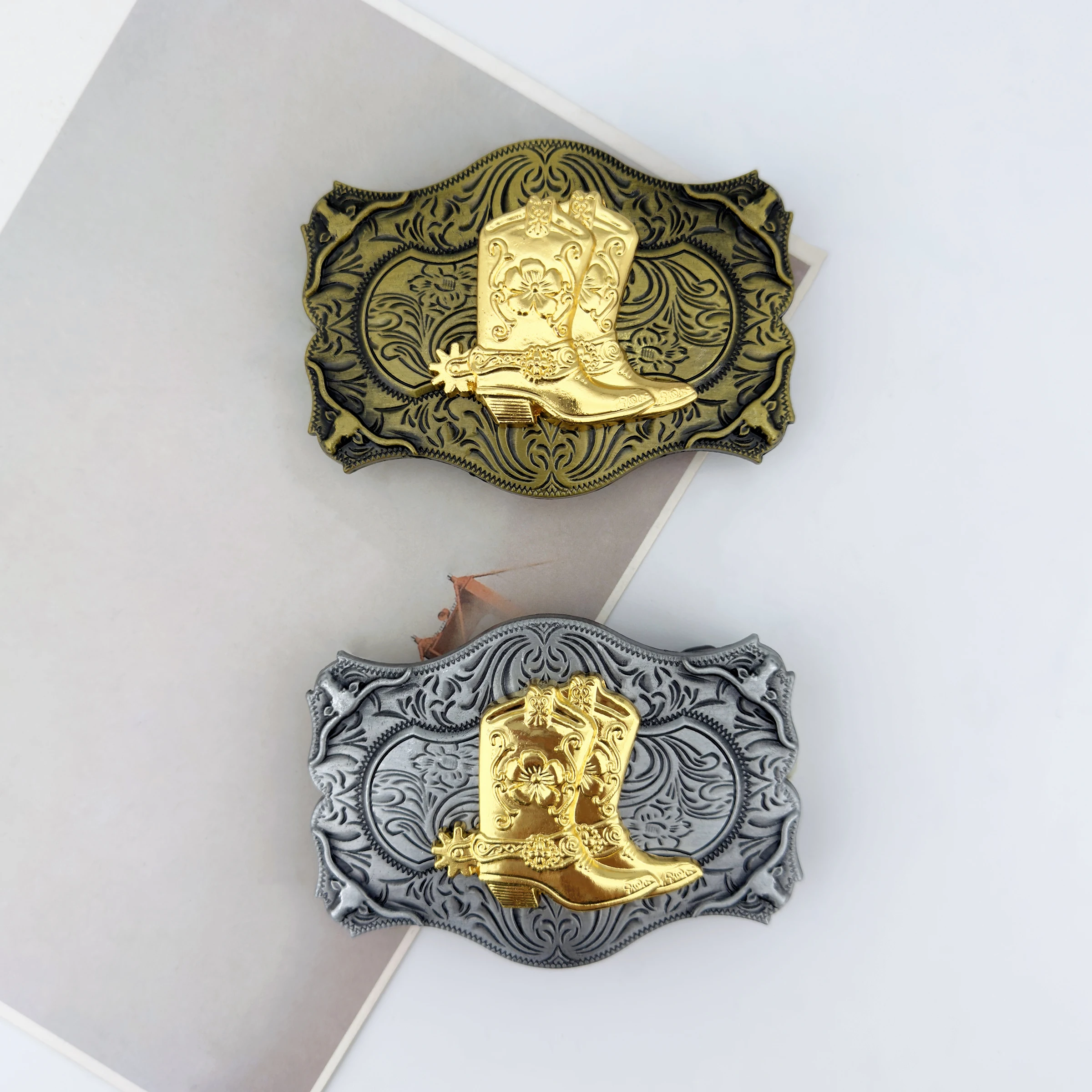 1 piece of cross-border western retro ethnic gold boots fashion versatile men and women casual belt buckle head
1 piece of cross-border western retro ethnic gold boots fashion versatile men and women casual belt buckle head
