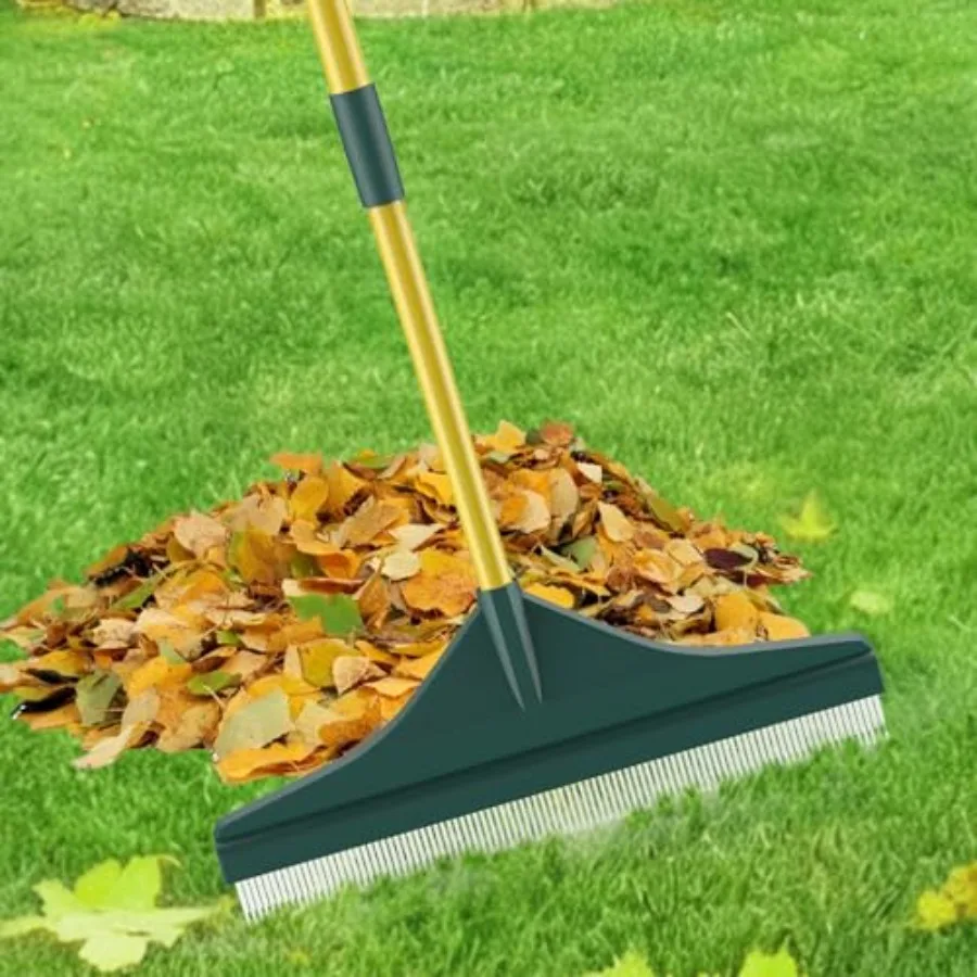 Adjustable 52-Inch Steel Turf Rake — Efficient Cleanup of Pet Hair, Leaves, Debris and Small Shrubs on Artificial Grass, Carpet
Adjustable 52-Inch Steel Turf Rake — Efficient Cleanup of Pet Hair, Leaves, Debris and Small Shrubs on Artificial Grass, Carpet