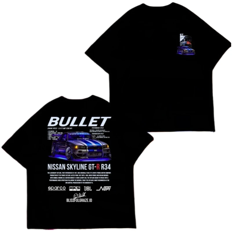 Летняя тенденция 2024, модная футболка с принтом Nissan Skyline Gtr Car, мужская и женская свободная мотоциклетная футболка с короткими рукавами
Летняя тенденция 2024, модная футболка с принтом Nissan Skyline Gtr Car, мужская и женская свободная мотоциклетная футболка с короткими рукавами