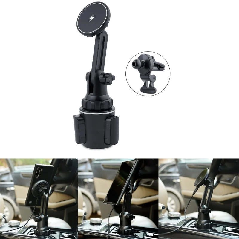 15W Magnetic Wireless Car Mount for MagSafe Cup Holder Car Phone Mount for IOS Phone 12/13/14 J60A
15W Magnetic Wireless Car Mount for MagSafe Cup Holder Car Phone Mount for IOS Phone 12/13/14 J60A