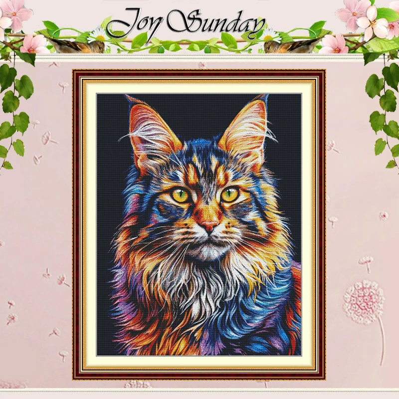 Rainbow Maine Patterns Counted Cross Stitch Set DIY 11CT 14CT 16CT HD Stamped DMC Cross-stitch Kit Embroidery Needlework Crafts
Rainbow Maine Patterns Counted Cross Stitch Set DIY 11CT 14CT 16CT HD Stamped DMC Cross-stitch Kit Embroidery Needlework Crafts
