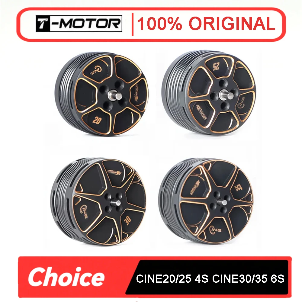 T-MOTOR Cine20 4S/Cine25 4S/ Cine30 6S/ Cine35 6S Combo for RC FPV Freestyle Drones
T-MOTOR Cine20 4S/Cine25 4S/ Cine30 6S/ Cine35 6S Combo for RC FPV Freestyle Drones