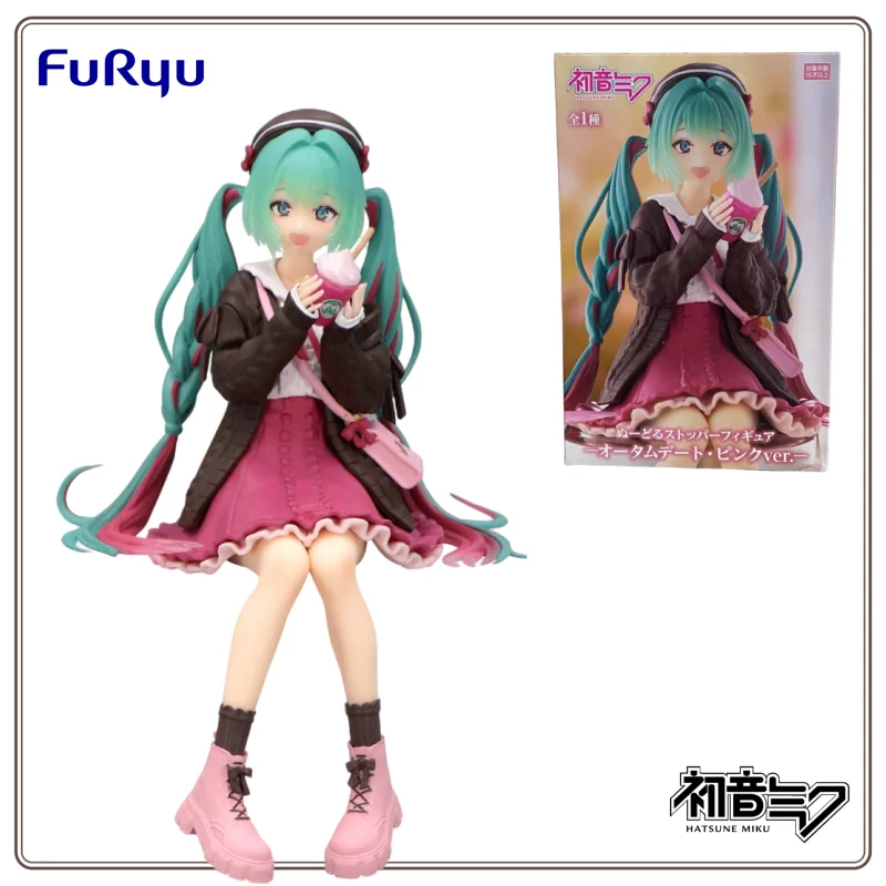 FuRyu Original Genuine Piapro Characters Vocaloid Hatsune Miku Autumn Date Pink Ver Noodle Stopper Figure 14cm Model Toy Figures
FuRyu Original Genuine Piapro Characters Vocaloid Hatsune Miku Autumn Date Pink Ver Noodle Stopper Figure 14cm Model Toy Figures