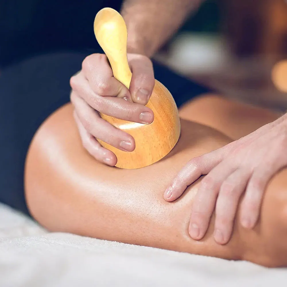 Wood Swedish Cup Wooden Massager Therapy Tool Body Sculpting for Maderotherapy, lymphatic Drainage, Anti-Cellulite, Pain Relief
Wood Swedish Cup Wooden Massager Therapy Tool Body Sculpting for Maderotherapy, lymphatic Drainage, Anti-Cellulite, Pain Relief