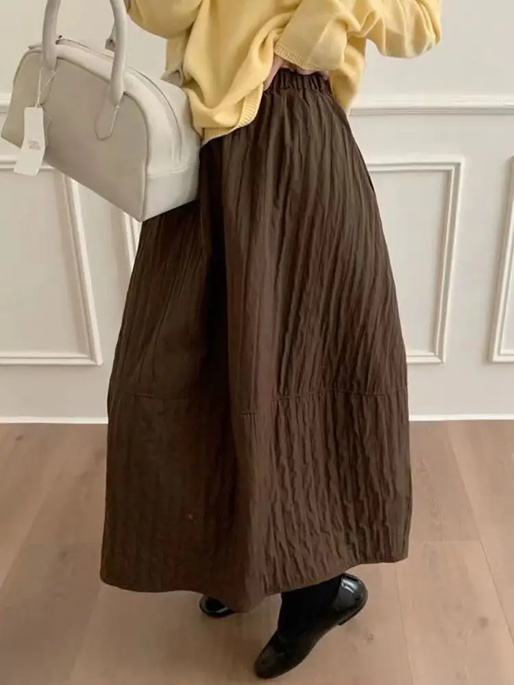 Gagarich, хлопковая юбка с бутоном цветка, женская осень-зима 2022, новинка корейского мастерства, универсальные юбки до половины тела Хепберн
Gagarich, хлопковая юбка с бутоном цветка, женская осень-зима 2022, новинка корейского мастерства, универсальные юбки до половины тела Хепберн