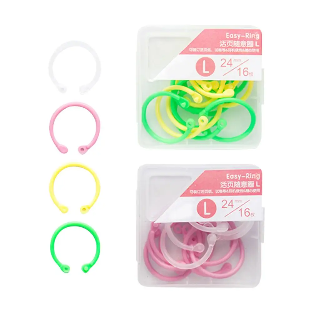 32 Pcs Loose Leaf Rings Binder Notebook Circles Plastic Storage Key Chain Colored Paper Office Supplies Smooth Flexible
32 Pcs Loose Leaf Rings Binder Notebook Circles Plastic Storage Key Chain Colored Paper Office Supplies Smooth Flexible