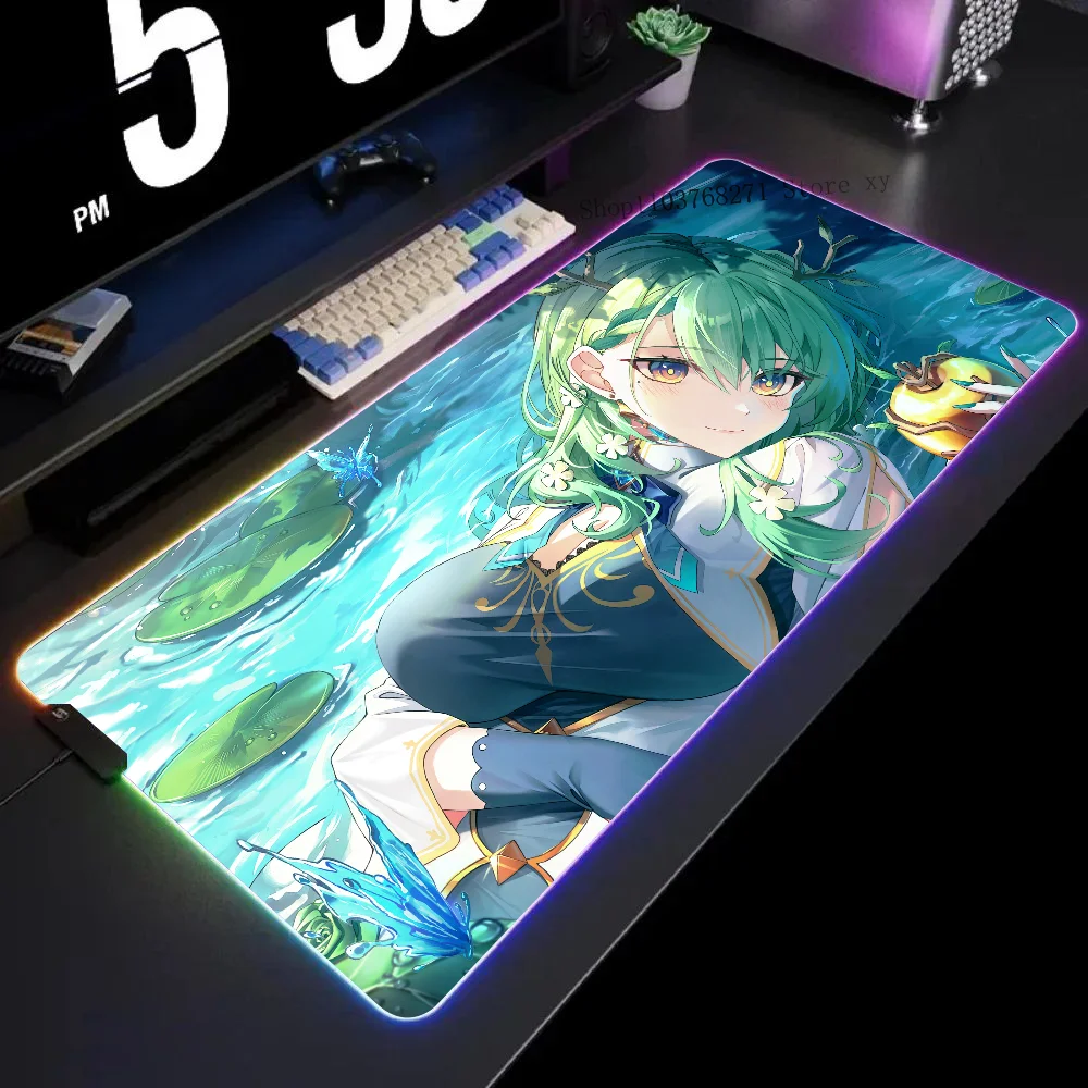 Ceres Fauna Hololive Girl Mousepad XXL RGB Gaming Mouse Pads HD Black Gamer Accessories Large LED
Ceres Fauna Hololive Girl Mousepad XXL RGB Gaming Mouse Pads HD Black Gamer Accessories Large LED