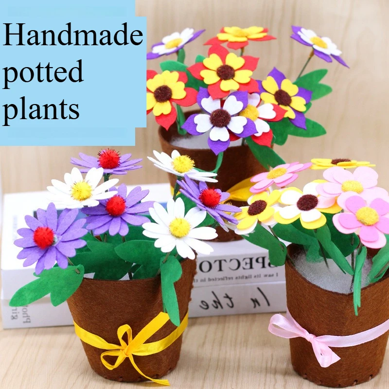 Mother's Day Non-woven Flower Pot Fabric Potted Plants DIY Bouquet Making Creative Handmade Gifts
Mother's Day Non-woven Flower Pot Fabric Potted Plants DIY Bouquet Making Creative Handmade Gifts