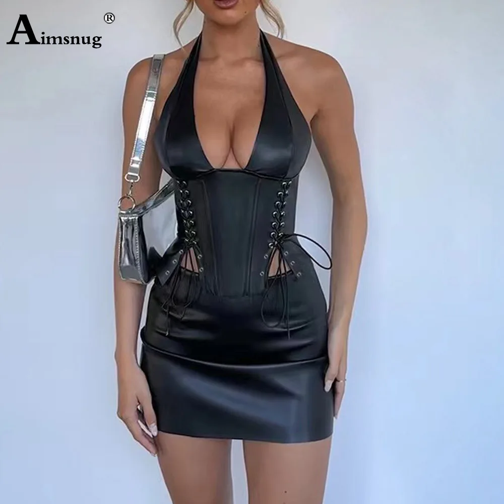 Women Fashion Halter Tank Tops Female Sleeveless Basic Tops 2025 American and Europe Sexy Lace-up Pu Leather Shirts Clothing New
Women Fashion Halter Tank Tops Female Sleeveless Basic Tops 2025 American and Europe Sexy Lace-up Pu Leather Shirts Clothing New