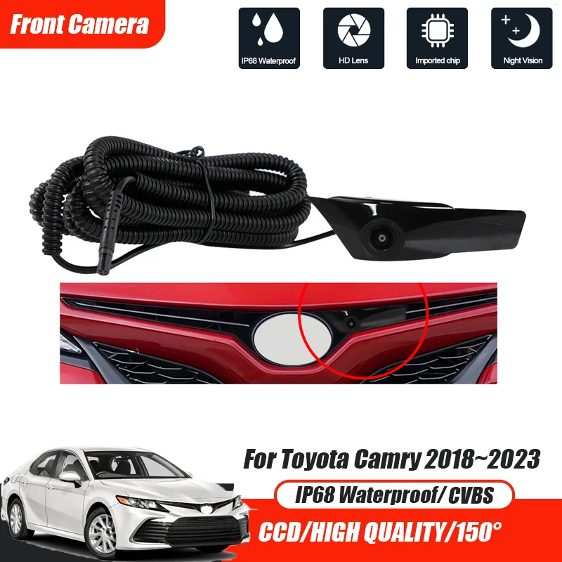 Car Front View Parking CCD Night Vision LOGO Camera 150° Waterproof CVBS HD AHD For Toyota Camry 2018~2023 80mA Color Camera
Car Front View Parking CCD Night Vision LOGO Camera 150° Waterproof CVBS HD AHD For Toyota Camry 2018~2023 80mA Color Camera