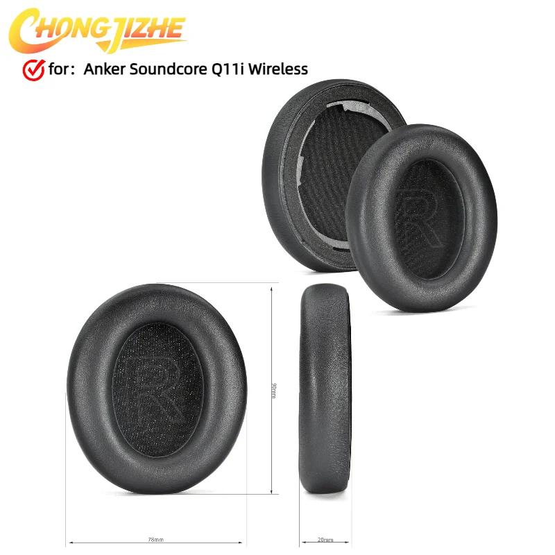 CHONGJIZHE 1 Pair Replacement memory foam Ear Pads With buckle Pillow Cushion Cover For Anker Soundcore Q11i Wireless Headset
CHONGJIZHE 1 Pair Replacement memory foam Ear Pads With buckle Pillow Cushion Cover For Anker Soundcore Q11i Wireless Headset