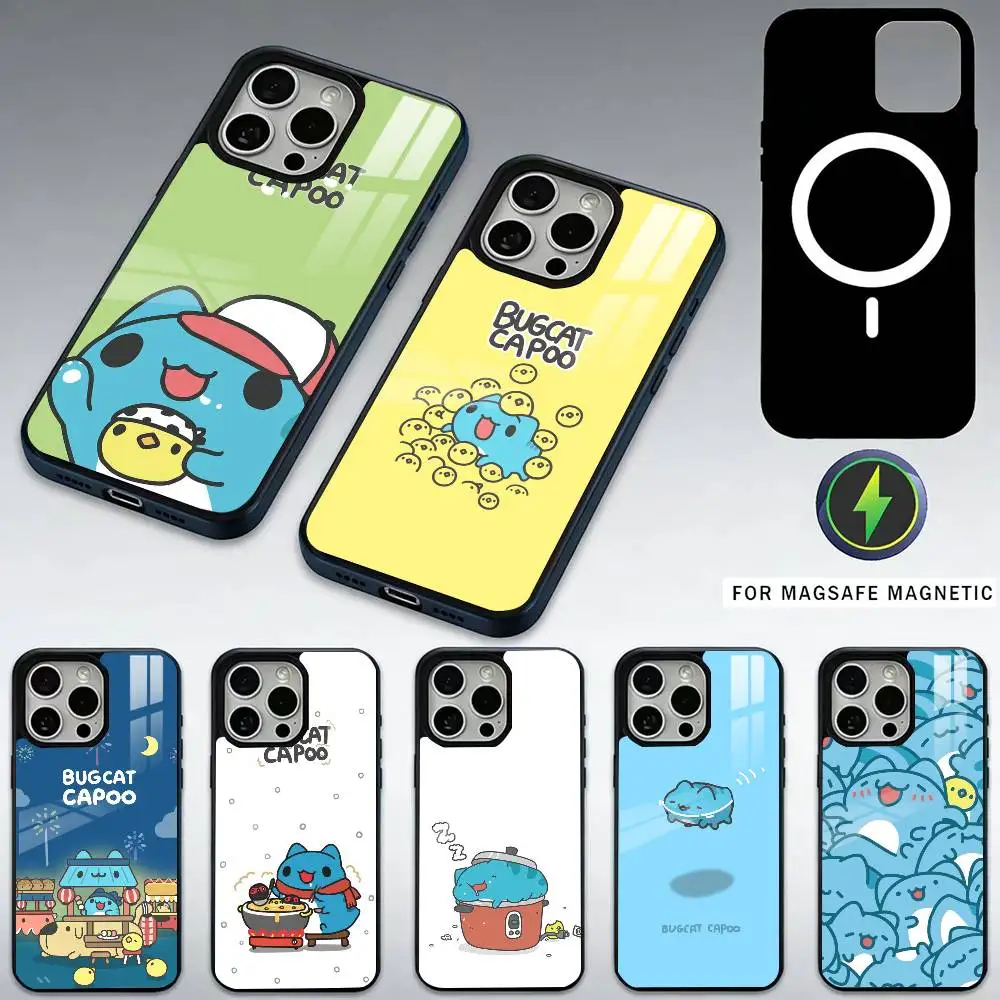 Cute B-Bugcat Capoo Phone Case For iPhone17,16,15,14,13,12,11 Plus,Pro Max Magnetic For Magsafe Wireless Charging
Cute B-Bugcat Capoo Phone Case For iPhone17,16,15,14,13,12,11 Plus,Pro Max Magnetic For Magsafe Wireless Charging