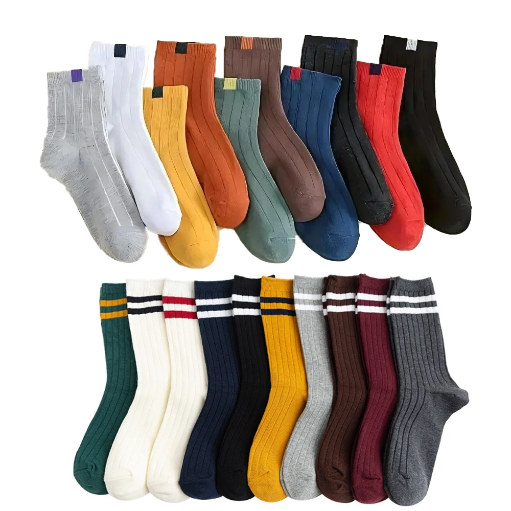 Women Striped Crew Socks 10 Pairs, Retro Vintage Aesthetic Long Tube Socks, Fashion Athletic High Style for Daily Casual Wear
Women Striped Crew Socks 10 Pairs, Retro Vintage Aesthetic Long Tube Socks, Fashion Athletic High Style for Daily Casual Wear