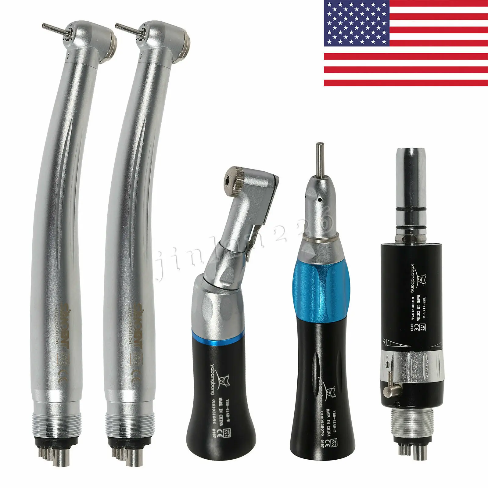 NSK Pana Max Style Dental High Low Speed Handpiece Kit Push Button Turbine Latch Type 4 Hole
NSK Pana Max Style Dental High Low Speed Handpiece Kit Push Button Turbine Latch Type 4 Hole