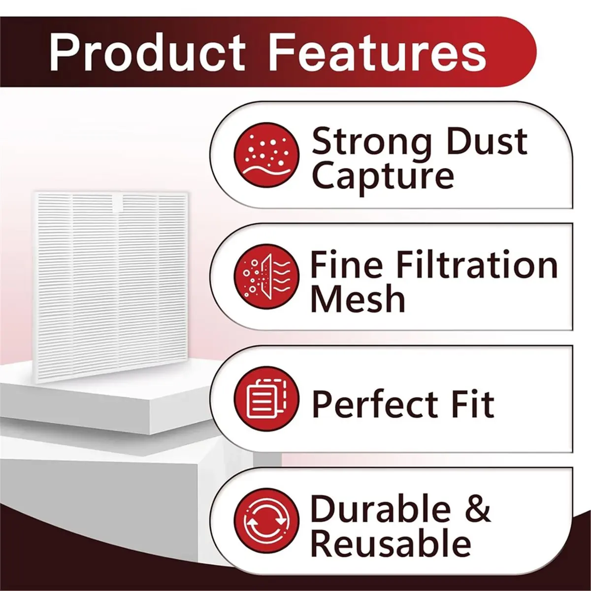 6 Pcs Nail Dust Collector Replacement Filter for CHRISTINE X10 Nail Dust Collector, Reusable Replacement Filters
6 Pcs Nail Dust Collector Replacement Filter for CHRISTINE X10 Nail Dust Collector, Reusable Replacement Filters