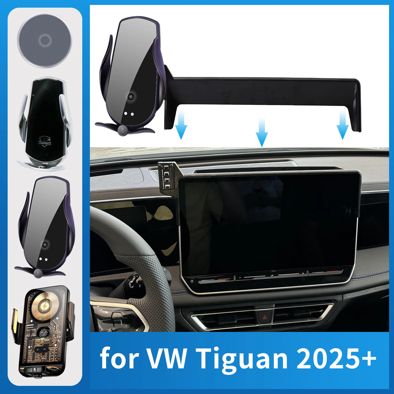 Car Mobile Phone Holder for VW Tiguan tayron 2025 2026 (15in) Charging Bracket Navigation Stand Auto Accessories
Car Mobile Phone Holder for VW Tiguan tayron 2025 2026 (15in) Charging Bracket Navigation Stand Auto Accessories
