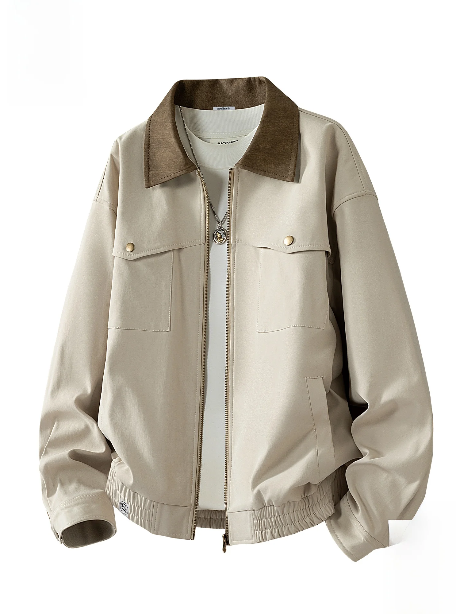 Мужская куртка Paul Frank Monkey свободного кроя для повседневной носки, осенне-зимняя, модная, брендовая, с цветными вставками, воротником и молнией
Мужская куртка Paul Frank Monkey свободного кроя для повседневной носки, осенне-зимняя, модная, брендовая, с цветными вставками, воротником и молнией