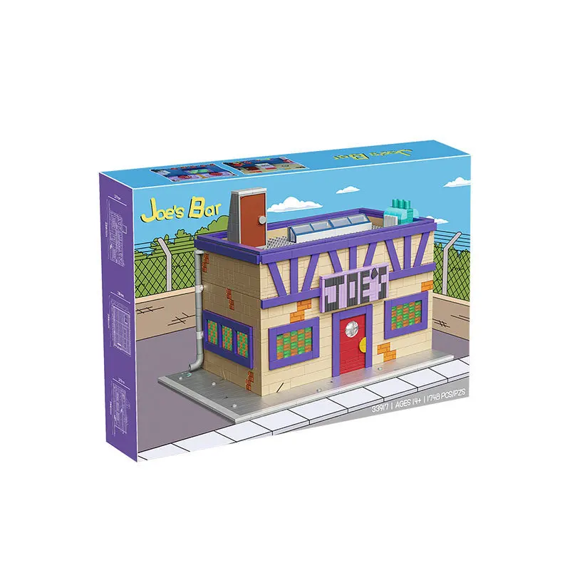 IN STOCK 33917 MOC Joe's Bar Street View Building Blocks Assembling Bricks Model Construction Toys for Boys Christmas Gift Set
IN STOCK 33917 MOC Joe's Bar Street View Building Blocks Assembling Bricks Model Construction Toys for Boys Christmas Gift Set