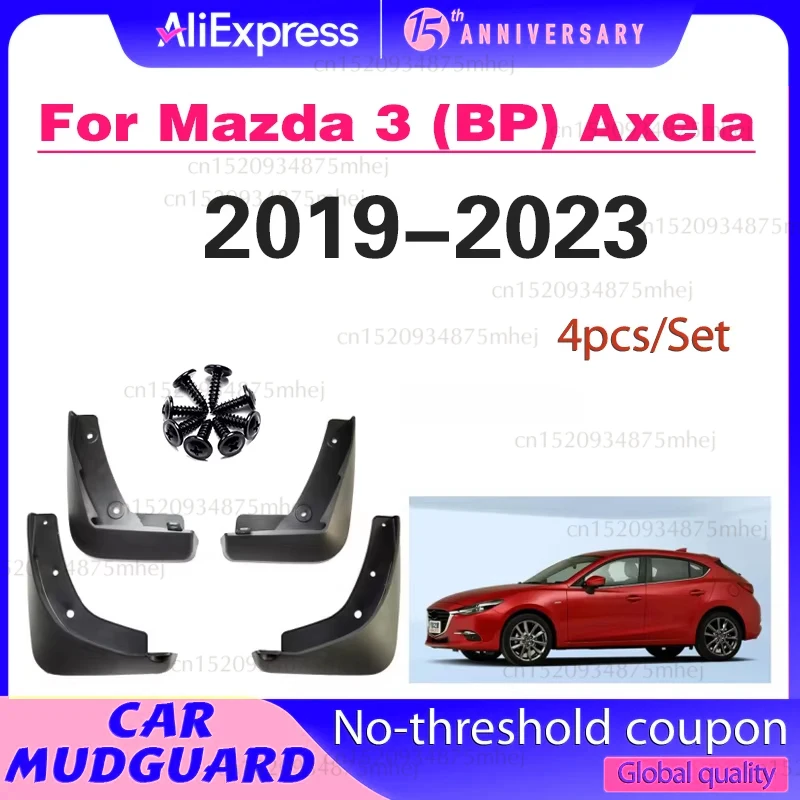 For Mazda 3 Mazda3 BP 2019-2022 Set Molded Mud Flaps Hatchback Hatch Mudflaps Splash Guards Mud Flap Mudguards Fender Front Rear
For Mazda 3 Mazda3 BP 2019-2022 Set Molded Mud Flaps Hatchback Hatch Mudflaps Splash Guards Mud Flap Mudguards Fender Front Rear