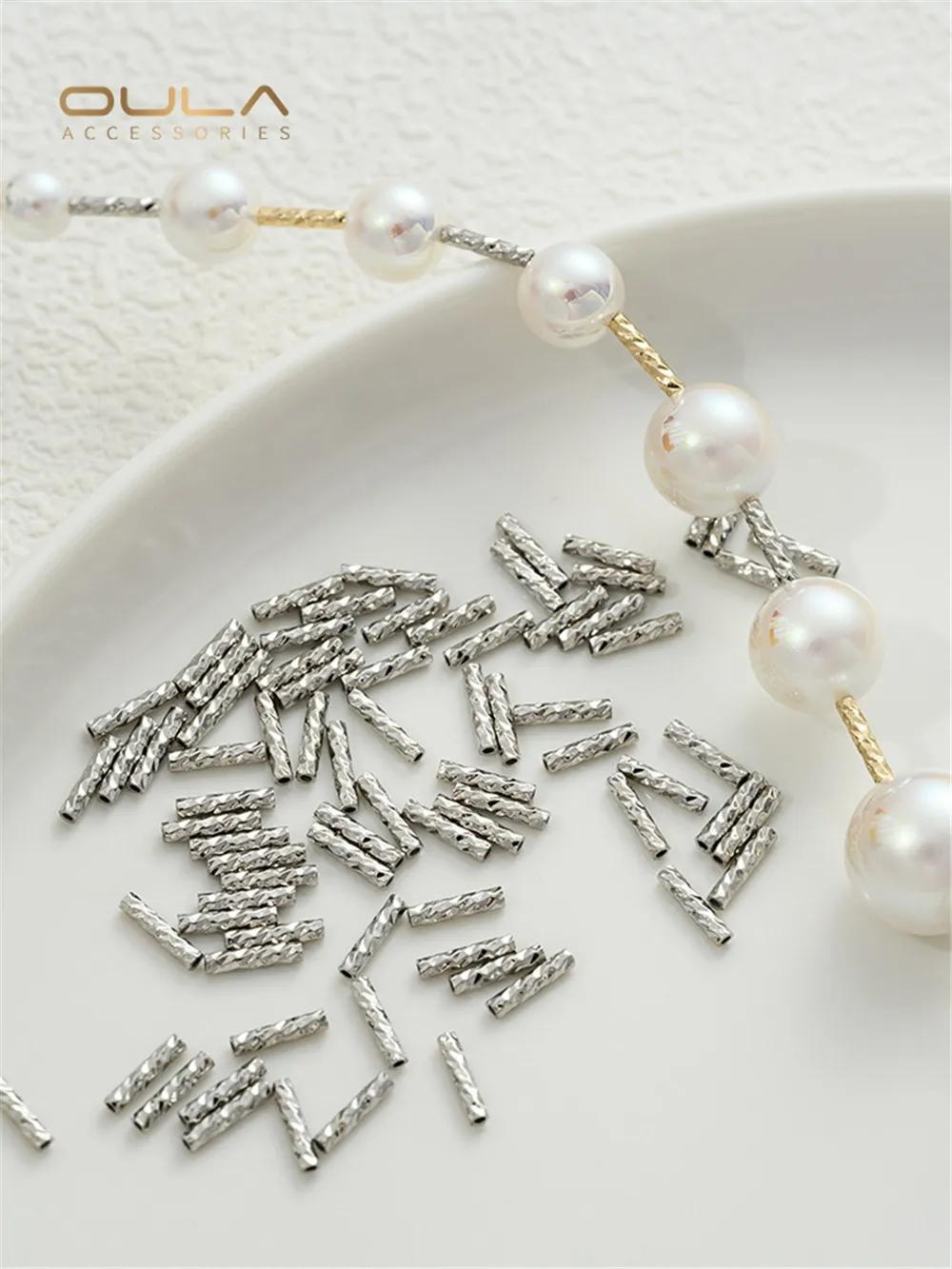 14K Gold-plated Flower Tube Beads Straight Tube Applique Beads Diy Handcrafted Accessories String Pearl Bracelet Jewelry Materia
14K Gold-plated Flower Tube Beads Straight Tube Applique Beads Diy Handcrafted Accessories String Pearl Bracelet Jewelry Materia