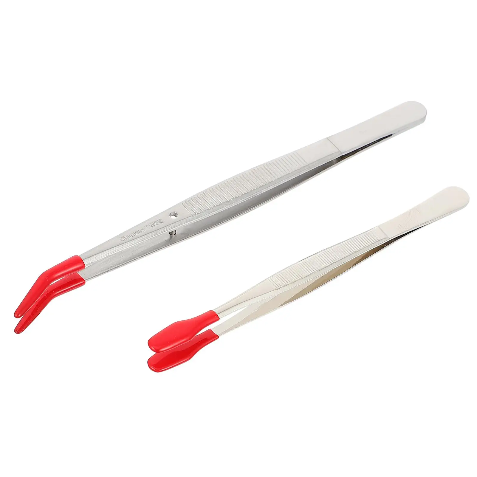 2 Stainless Steel Tweezers Wide Tip Straight Elbow Durable Multipurpose Craft Jewelry Lab Tools Premium
2 Stainless Steel Tweezers Wide Tip Straight Elbow Durable Multipurpose Craft Jewelry Lab Tools Premium