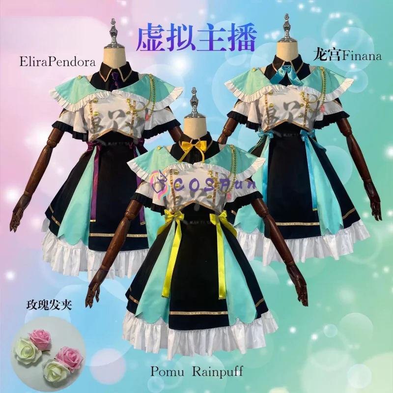 Эллира Пендора/Феана/Pomu Rainpuff Vtuber Косплей Костюм Идол Одежда для выступлений Хэллоуин Карнавальный костюм для вечеринки
Эллира Пендора/Феана/Pomu Rainpuff Vtuber Косплей Костюм Идол Одежда для выступлений Хэллоуин Карнавальный костюм для вечеринки