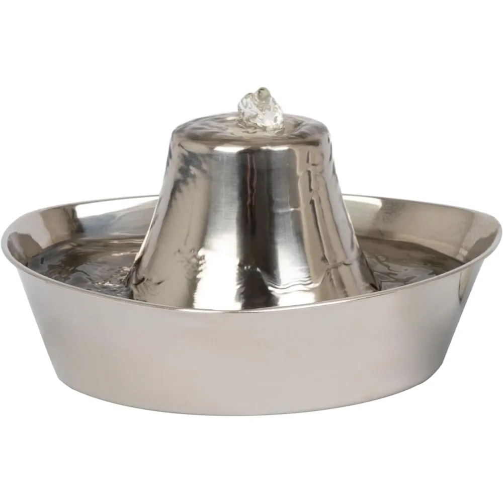 Stainless Steel Pet Water Fountain - Encourages Hydration, Dual Filtration, Quiet Motor, Rust Resistant
Stainless Steel Pet Water Fountain - Encourages Hydration, Dual Filtration, Quiet Motor, Rust Resistant