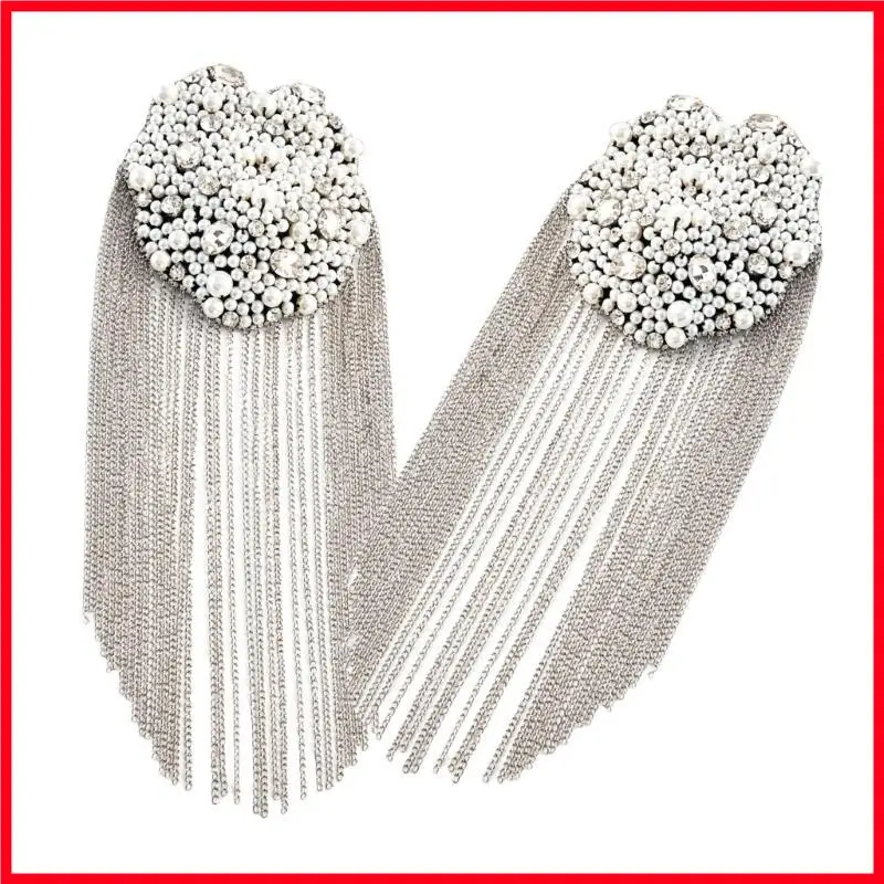 F3MF Crystal Bead Bead Cinsed Epaulets украшения плеча для сцены одежды одежды одежды
F3MF Crystal Bead Bead Cinsed Epaulets украшения плеча для сцены одежды одежды одежды