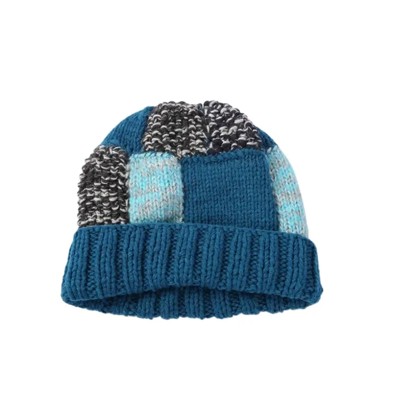 Осенне-зимние новые мужские и женские вязаные шапки-бини ручной работы с комбинированным узором, персонализированные модные шерстяные шапки
Осенне-зимние новые мужские и женские вязаные шапки-бини ручной работы с комбинированным узором, персонализированные модные шерстяные шапки