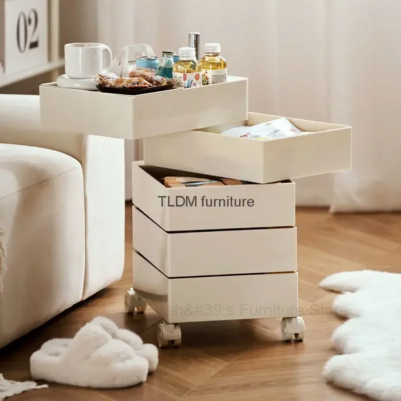 360 ° Rotating Storage Cabinet Movable Bedside Table Sofa Side Cabinet Locker Drawer Cosmetics Cabinet for Living Room Bedroom
360 ° Rotating Storage Cabinet Movable Bedside Table Sofa Side Cabinet Locker Drawer Cosmetics Cabinet for Living Room Bedroom