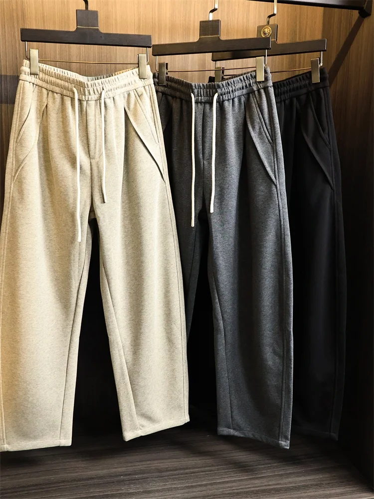 Comfortable Straight Leg Casual Pants Men's Loose Fit Faionable Autumn Wear Breathable Cotton Blend Youth Casual Wear
Comfortable Straight Leg Casual Pants Men's Loose Fit Faionable Autumn Wear Breathable Cotton Blend Youth Casual Wear