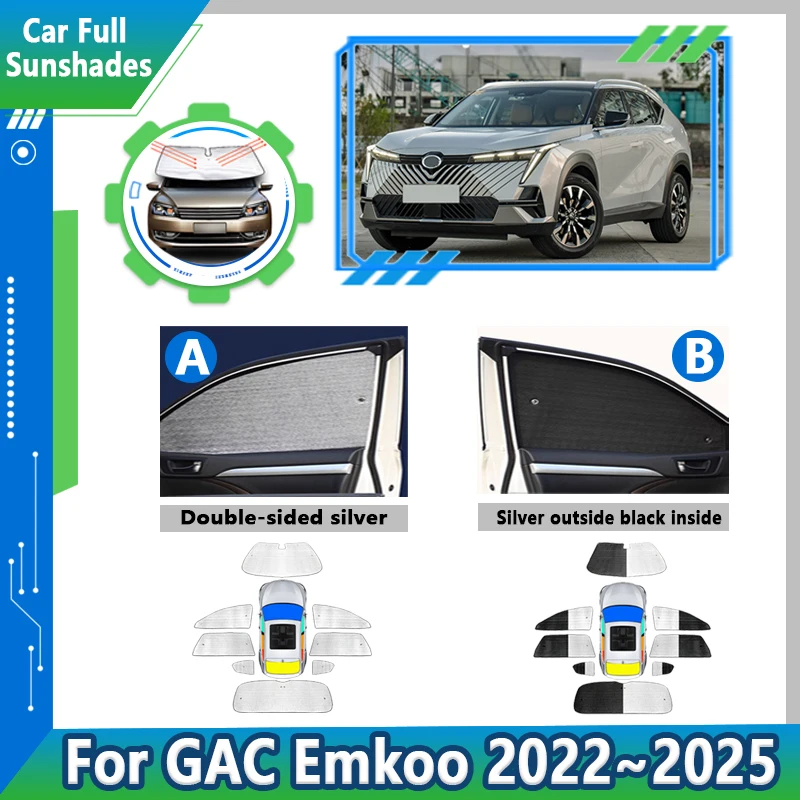 Car Full Visor For Trumpchi GAC Emkoo 2022~2025 2023 2024 Sunscreen Sunshade Protection Anti-UV Window Privacy Cover Accessories
Car Full Visor For Trumpchi GAC Emkoo 2022~2025 2023 2024 Sunscreen Sunshade Protection Anti-UV Window Privacy Cover Accessories