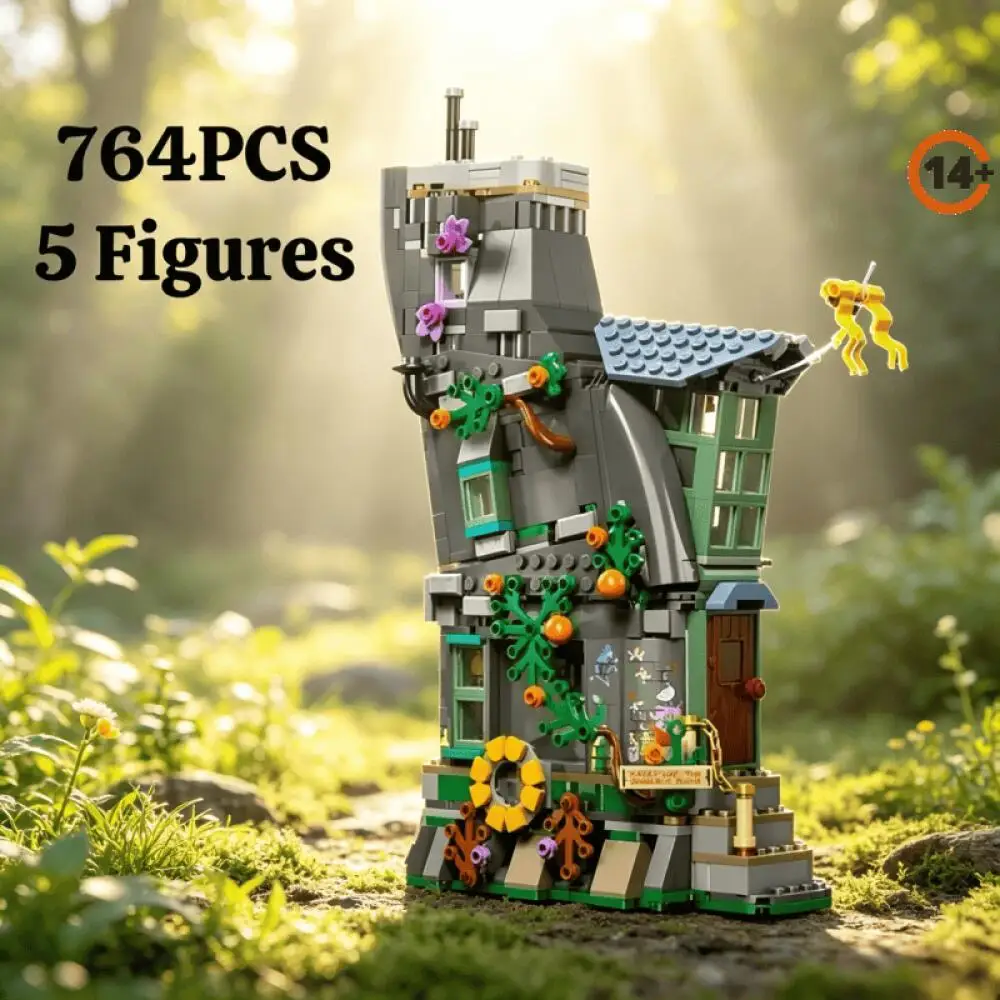 Magic Movie 764PCS Building Blocks Anniversary Puzzle Toys Compatible With Legoe Luna Lovegood's House Birthday Gifts for Adults
Magic Movie 764PCS Building Blocks Anniversary Puzzle Toys Compatible With Legoe Luna Lovegood's House Birthday Gifts for Adults