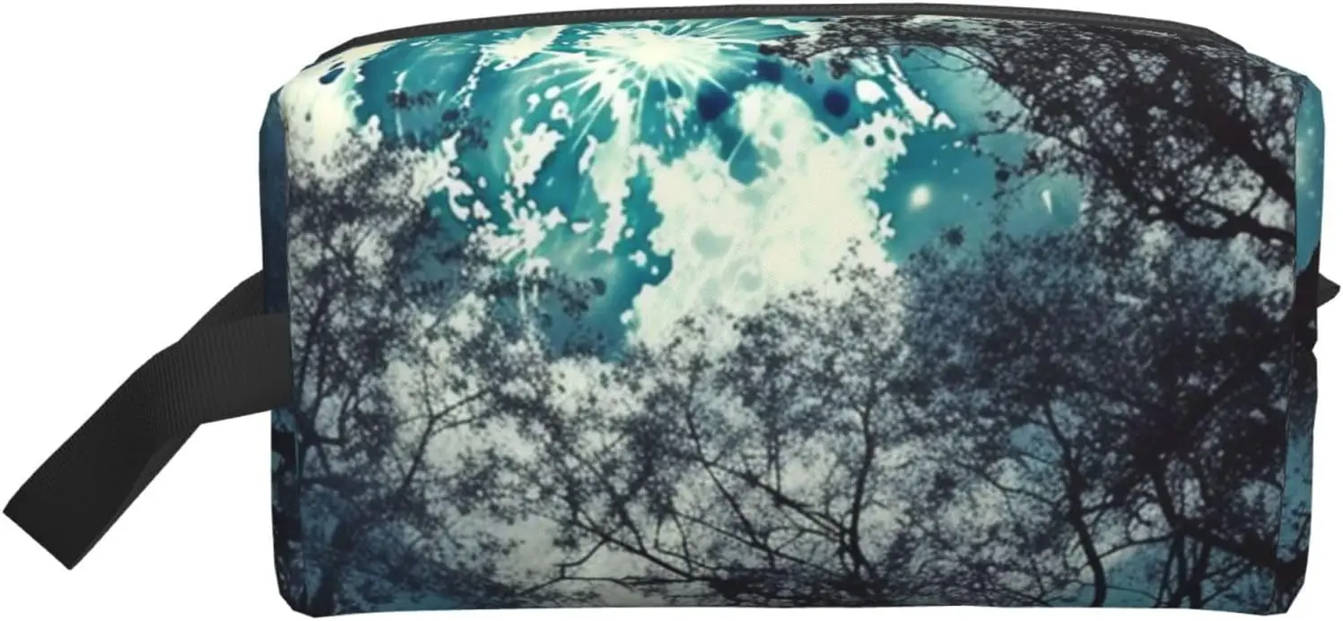 Travel Toiletry Bag for Women Men Leather Makeup Bag Large Portable Travel Organizer blue moon Cosmetic Bag
Travel Toiletry Bag for Women Men Leather Makeup Bag Large Portable Travel Organizer blue moon Cosmetic Bag