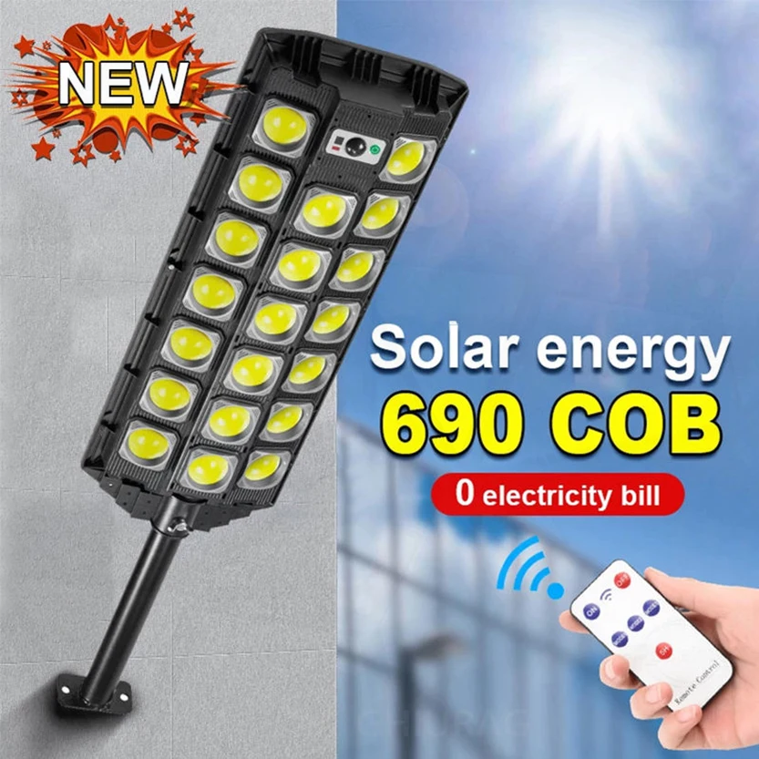 Powerful Solar LED Lights High Power Outdoor Street Lamps Super Bright Solar Light Motion Sensor with Remote Control Garden Lamp
Powerful Solar LED Lights High Power Outdoor Street Lamps Super Bright Solar Light Motion Sensor with Remote Control Garden Lamp